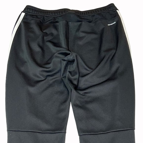 ADIDAS Climacool Jogger XS Black Fitted Zip Leg Track Pants Warm Up Pull On - Picture 8 of 13